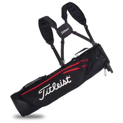 Titleist Premium Carry Bag - Black/Red - thumbnail image 2