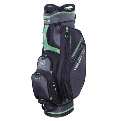 Big Max Terra X Golf Cart Bag - Charcoal/Black/Lime