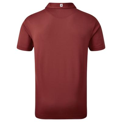 FootJoy Stretch Pique Solid Shirt - Athletic Maroon - thumbnail image 2