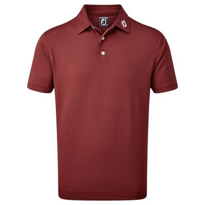 FootJoy Stretch Pique Solid Shirt - Athletic Maroon - thumbnail image 4