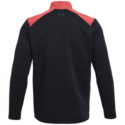 Under Armour Storm Evolution Daytona Half Zip Golf Sweater - Venom Red/Black - thumbnail image 2