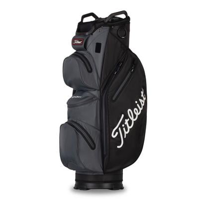 Titleist StaDry Waterproof 14 Way Golf Cart Bag - Black/Charcoal - thumbnail image 1