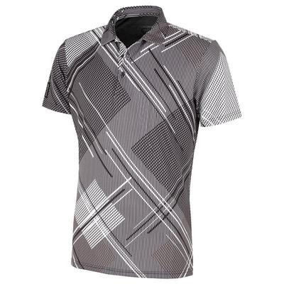 Galvin Green Mitchell Ventil8 Plus Golf Polo Shirt - Black - thumbnail image 2