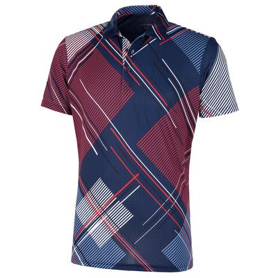 Galvin Green Mitchell Ventil8 Plus Golf Polo Shirt - Navy - thumbnail image 2