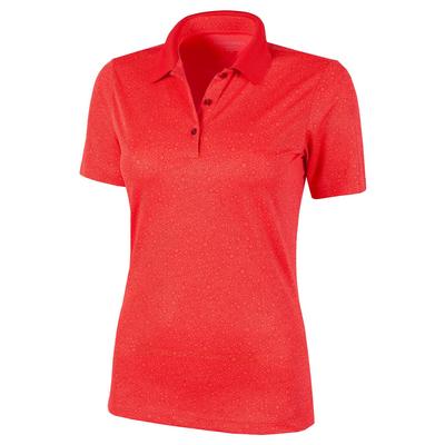 Galvin Green Madelene Ventil8 Ladies Golf Polo Shirt - Red - thumbnail image 2