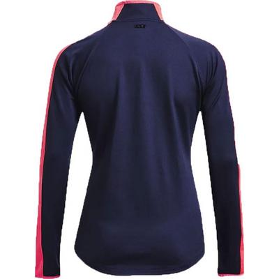 Under Armour Womens Storm Midlayer Zip Golf Top - Navy - thumbnail image 2
