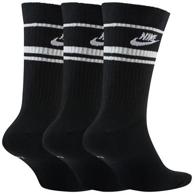 Nike Sportswear Essential Golf Socks - Black/White - thumbnail image 2