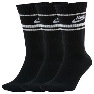 Nike Sportswear Essential Golf Socks - Black/White - thumbnail image 1