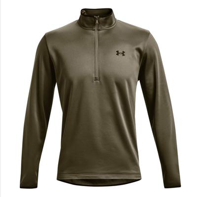 Under Armour Armour Fleece Half Zip Golf Sweater - Tent Grey - thumbnail image 4