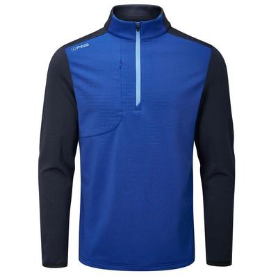 Ping Farrell Half Zip Golf Sweater - Blue
