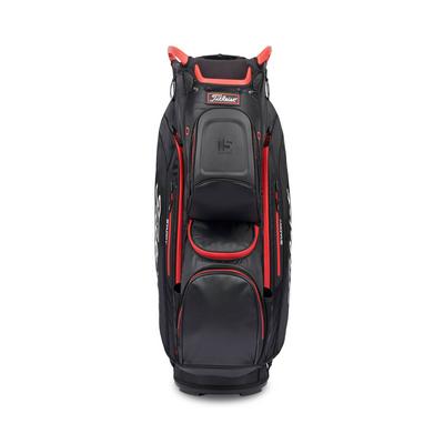 Titleist Cart 15 StaDry Golf Cart Bag - Black/Red - thumbnail image 3