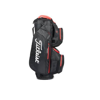 Titleist Cart 15 StaDry Golf Cart Bag - Black/Red - thumbnail image 4