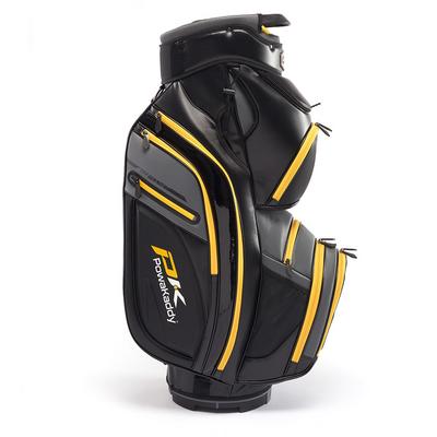 PowaKaddy Prem Tech Golf Cart Bag - Black/Yellow - thumbnail image 2