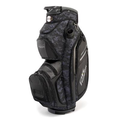 PowaKaddy Prem Tech Golf Cart Bag - Black Camo/Cool Grey