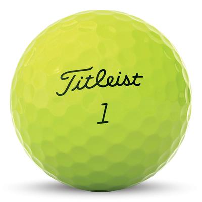 Titleist Tour Soft Golf Balls - Personalised - Yellow - thumbnail image 2