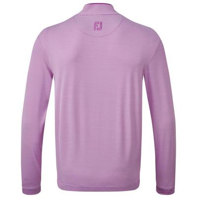 FootJoy Lightweight MicroStripe Half Zip Chill Out Golf Sweater - Purple - thumbnail image 2