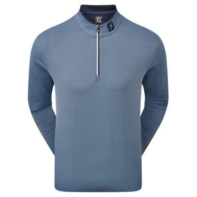 FootJoy Lightweight MicroStripe Half Zip Chill Out Golf Sweater - Navy  - thumbnail image 1