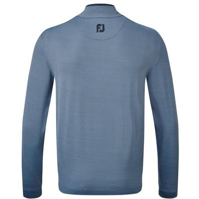 FootJoy Lightweight MicroStripe Half Zip Chill Out Golf Sweater - Navy  - thumbnail image 2