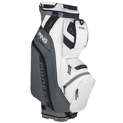 Ping Pioneer 214 Cart Bag - Grey/White - thumbnail image 1