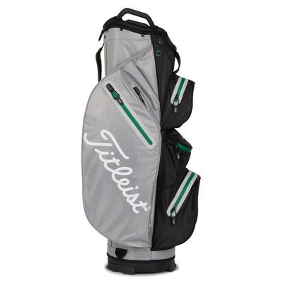 Titleist StaDry Waterproof 14 Way Golf Cart Bag - Grey/Black/Green - thumbnail image 3