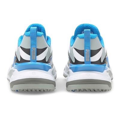 Puma GS Fast Golf Shoes - White/Quarry/Ocean Blue - thumbnail image 6