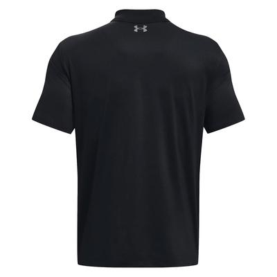 Under Armour Performance 3.0 Golf Polo Shirt - Black - thumbnail image 2