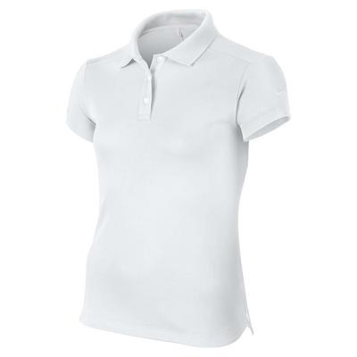 Nike Girls Jersey Tech Golf Polo Shirt - thumbnail image 1