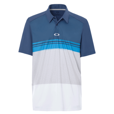 Oakley Color Block Take Polo Shirt - Ensign Blue - thumbnail image 1