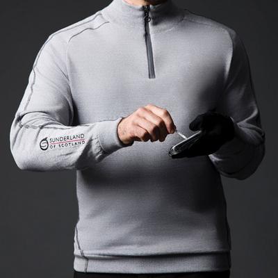 Sunderland Hamsin Lined Sweater - Silver/Gunmetal - thumbnail image 2