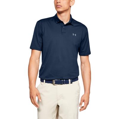 Under Armour Mens Performance 2.0 Golf Polo Shirt - Academy Blue - thumbnail image 3