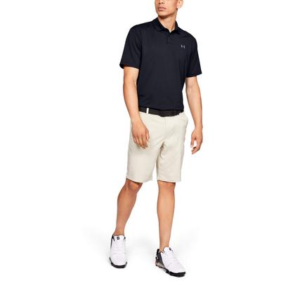 Under Armour Performance 2.0 Golf Polo Shirt - Black - thumbnail image 2