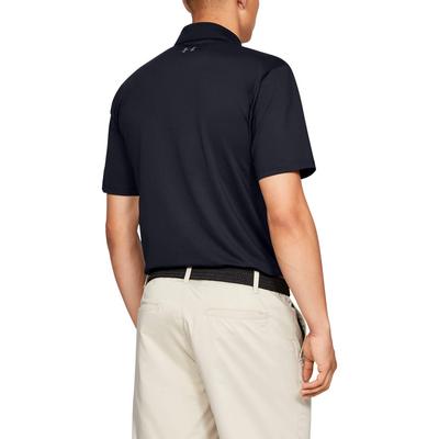 Under Armour Performance 2.0 Golf Polo Shirt - Black - thumbnail image 4