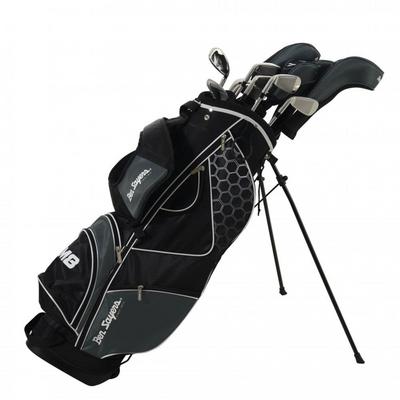 Ben Sayers M8 13 Piece Black Stand Bag Golf Package Set - Graphite/Steel