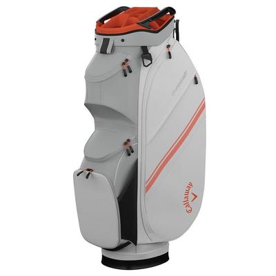 Callaway Chase 14 Golf Cart Bag - White/Silver/Orange - thumbnail image 1