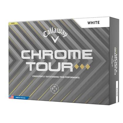 Callaway Chrome Tour Triple Diamond Golf Balls - White