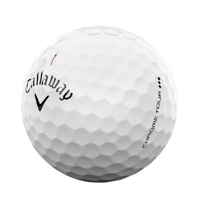 Callaway Chrome Tour Triple Diamond Golf Balls - White - thumbnail image 3