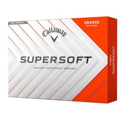 Callaway Supersoft Golf Balls - Orange - thumbnail image 1