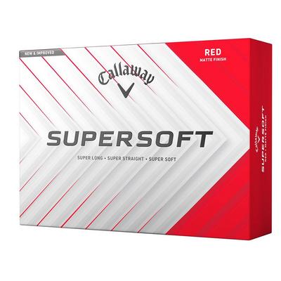 Callaway Supersoft Golf Balls - Red