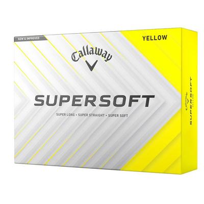 Callaway Supersoft Golf Balls - Yellow