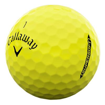 Callaway Supersoft Golf Balls - Yellow - thumbnail image 3