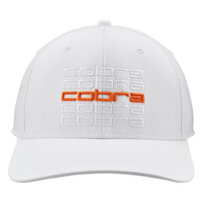 Cobra Repeat Golf Cap - White - thumbnail image 3