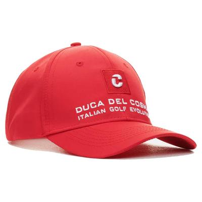 Duca Del Cosma Tour Golf Cap - Red - thumbnail image 1
