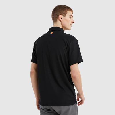 Ellesse Bertola Men's Golf Polo Shirt - Black - thumbnail image 4