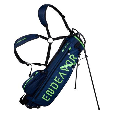 FastFold Endeavor Golf Stand Bag - Navy/Green - thumbnail image 1
