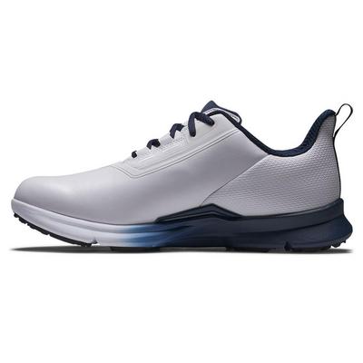 FootJoy Fuel Golf Shoes - White/Navy/Blue - thumbnail image 2