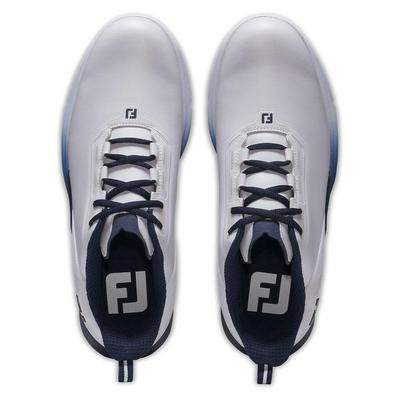 FootJoy Fuel Golf Shoes - White/Navy/Blue - thumbnail image 6