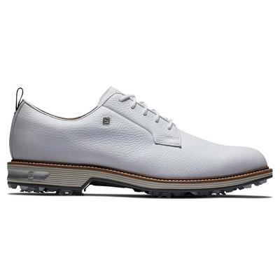 FootJoy Premiere Series Field Golf Shoes - White/White/Grey - thumbnail image 1