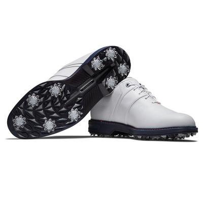 FootJoy Premiere Series Packard Golf Shoes - White/Pink/Navy - thumbnail image 5