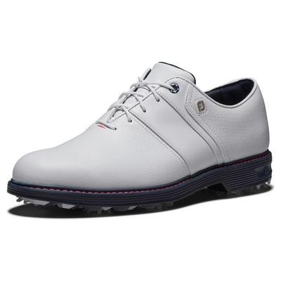 FootJoy Premiere Series Packard Golf Shoes - White/Pink/Navy - thumbnail image 7