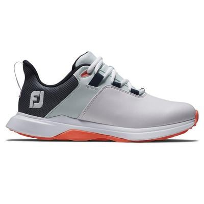 FootJoy ProLite Ladies Golf Shoes - White/Blue/Coral - thumbnail image 1